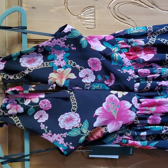 NWT Nicole Miller Studio Summer Maxi Dress sz 8 - Picture 7 of 10